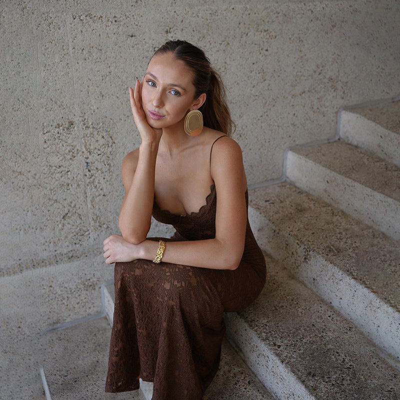 Harris Maxi Dress Brown
