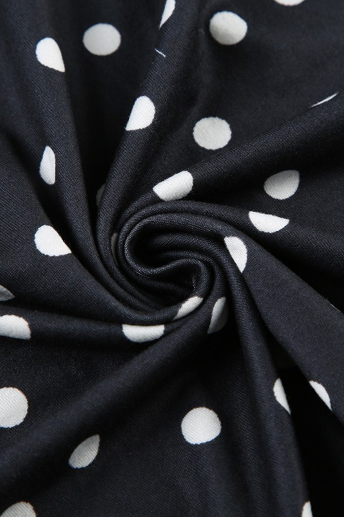 Polka Dot V Neck Flutter Mini Dress