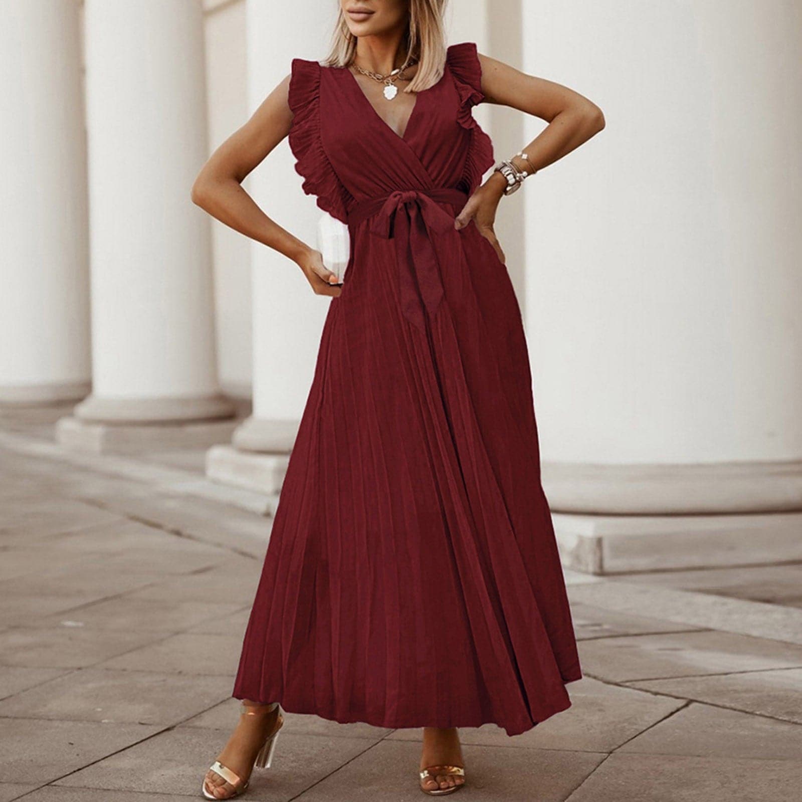 Elegant Cocktail Party Chiffon Women Long Dress