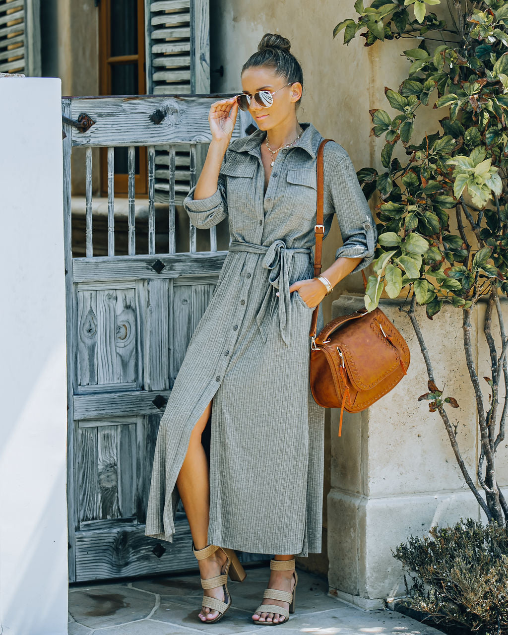 Arman Pocketed Ribbed Knit Maxi Dress FINAL