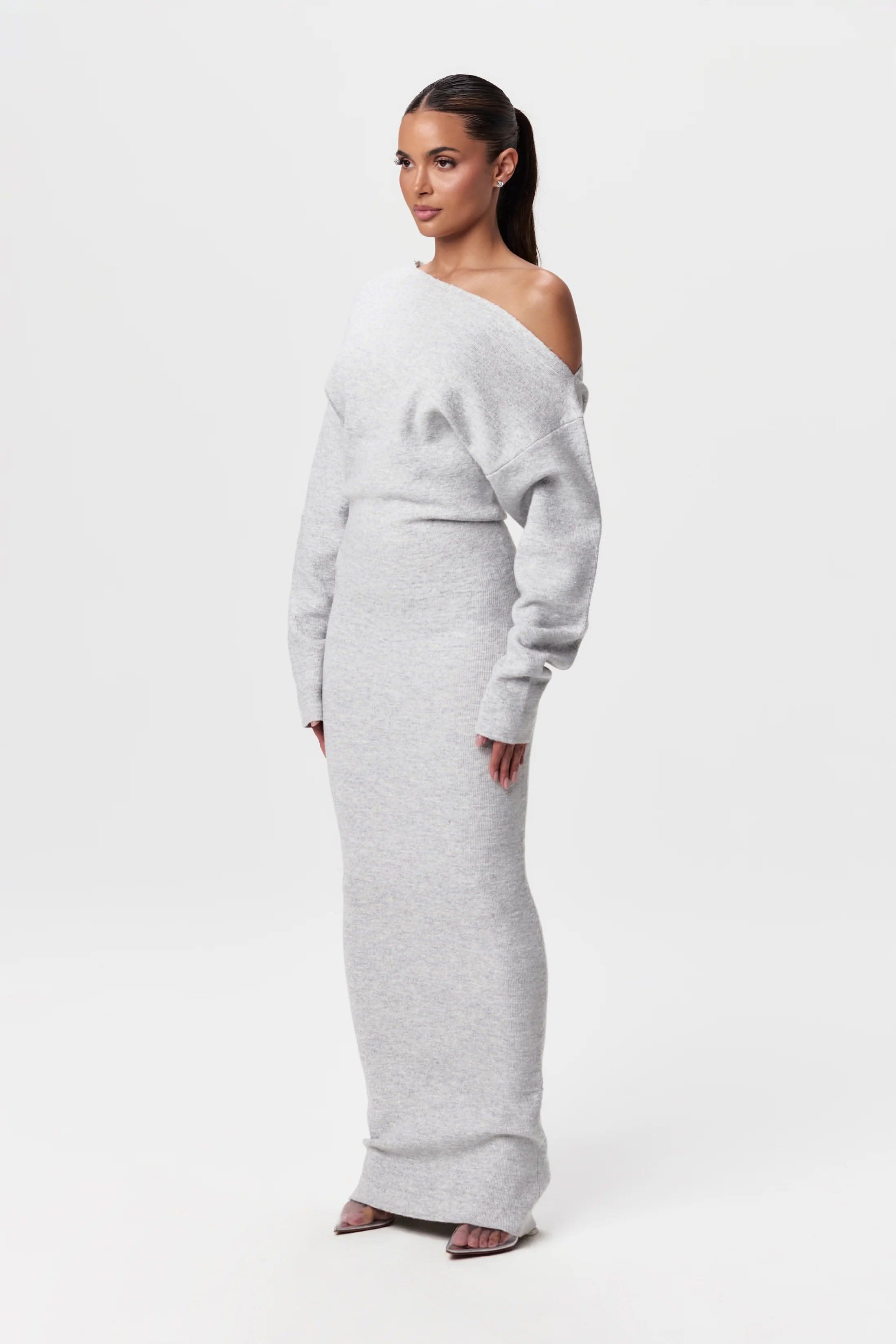 Serena Off Shoulder Knit Dress