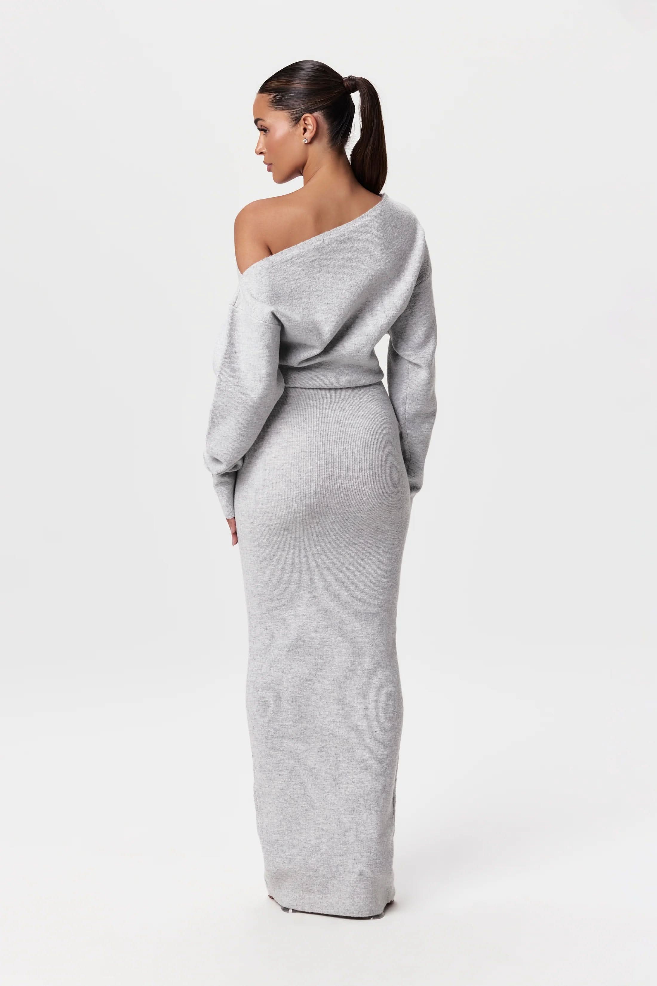 Serena Off Shoulder Knit Dress