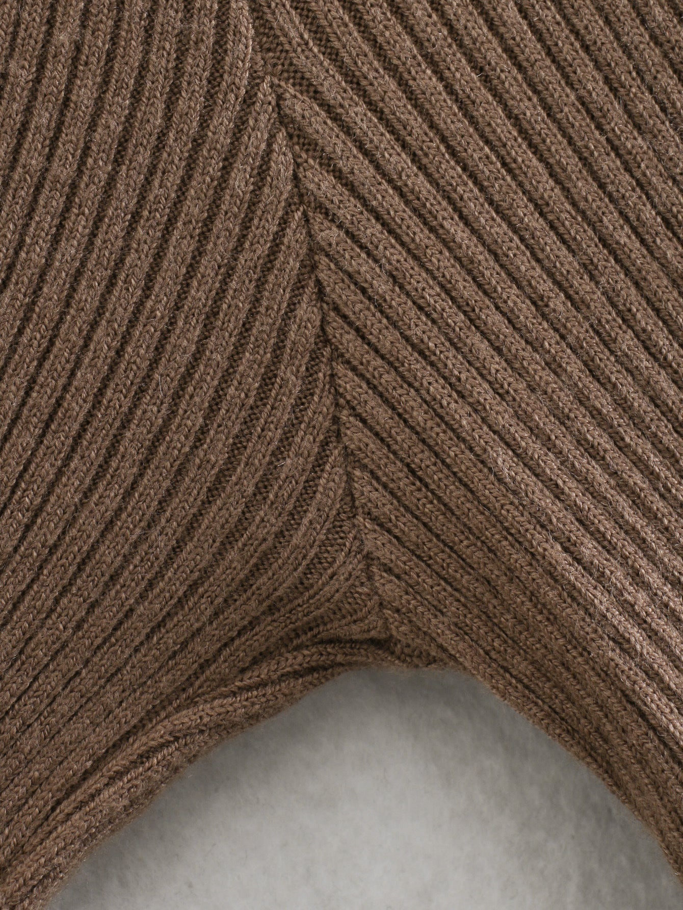 Caleb Ribbed Knit Midi Dress Caramel FINAL