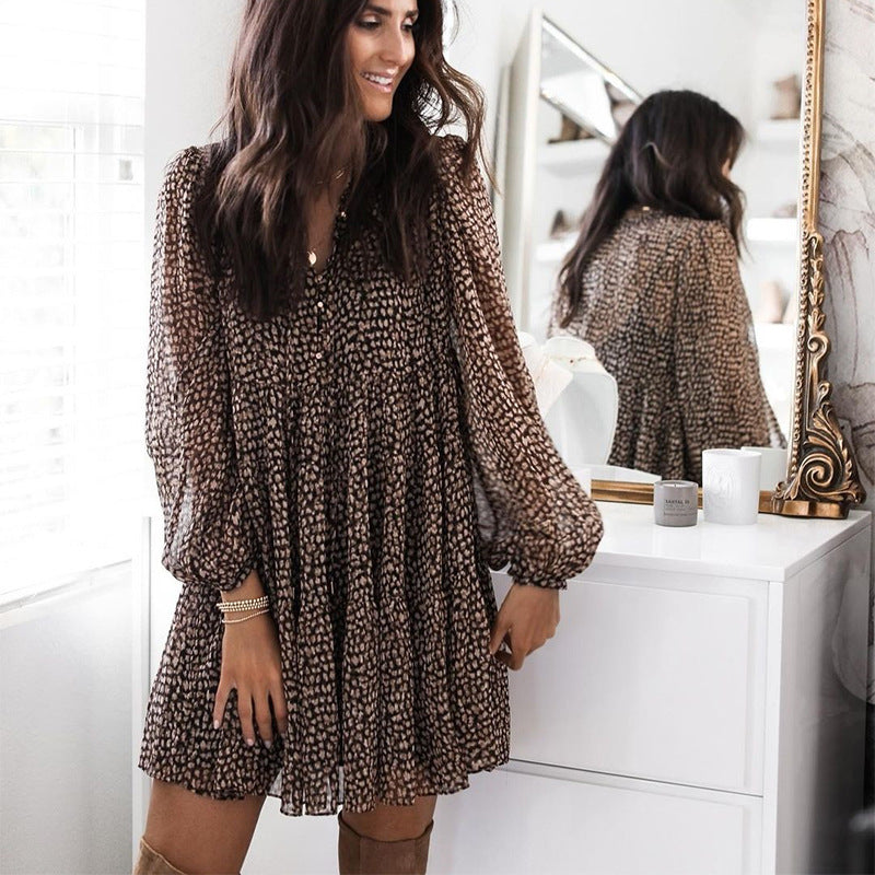 Genevieve Floral Babydoll Dress