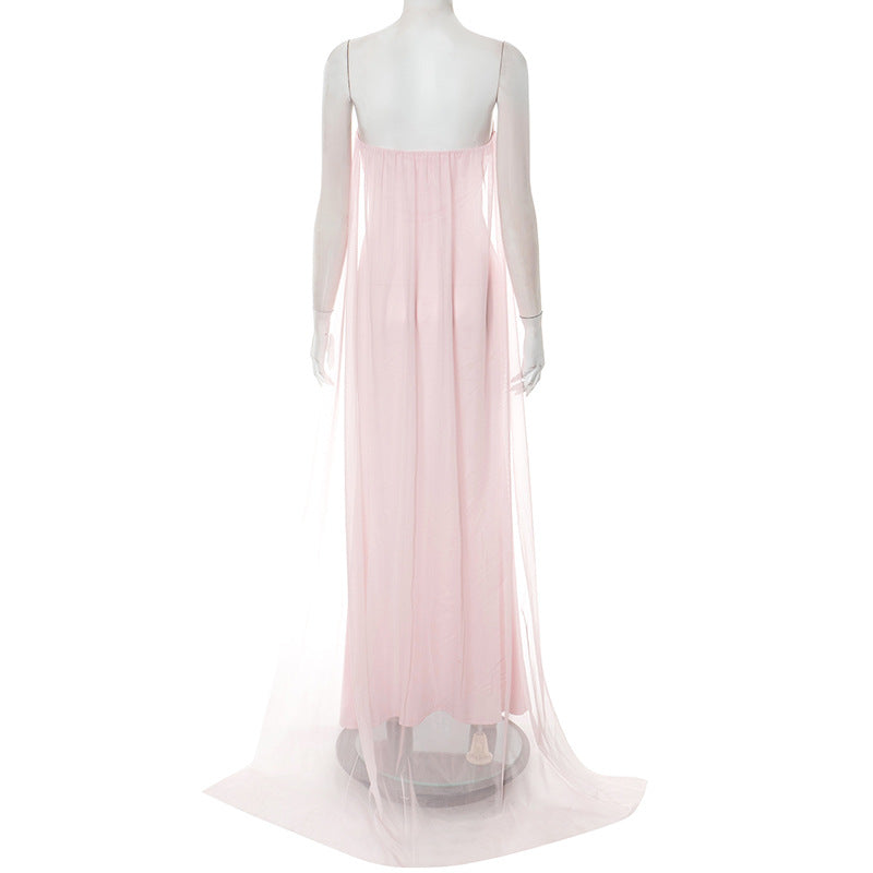 Zinnia Maxi Dress Pink