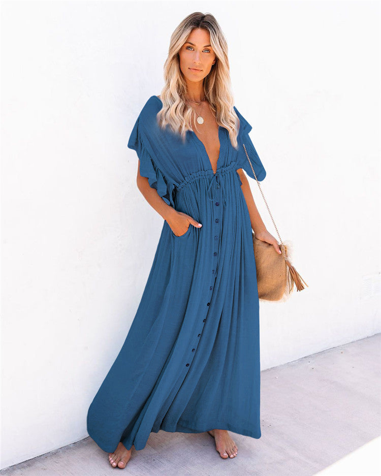 Queenie Woven Shimmer Midi Dress Teal