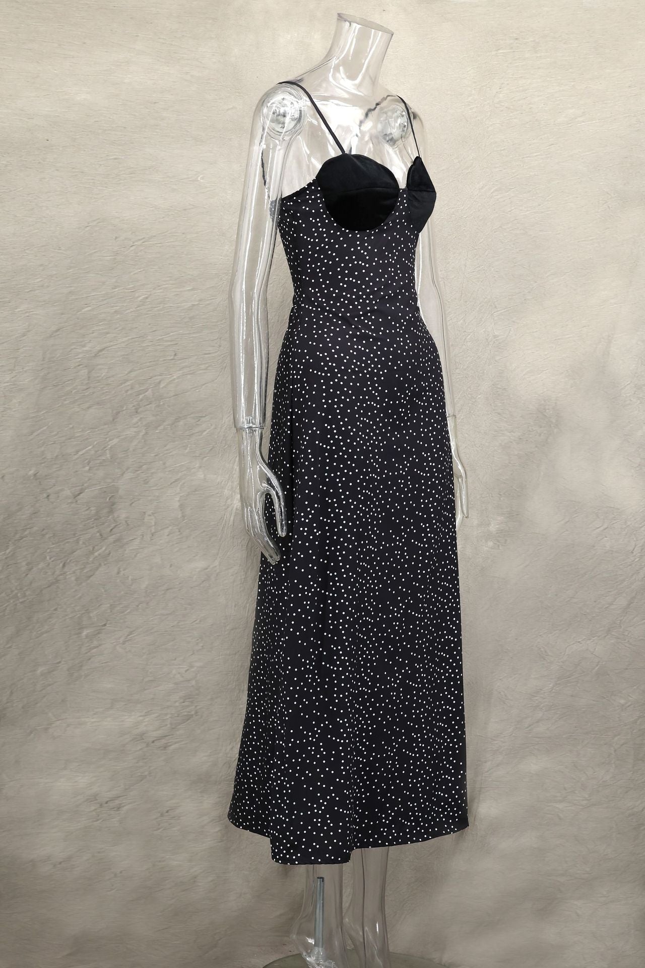 Inkwave Midi Dress Black