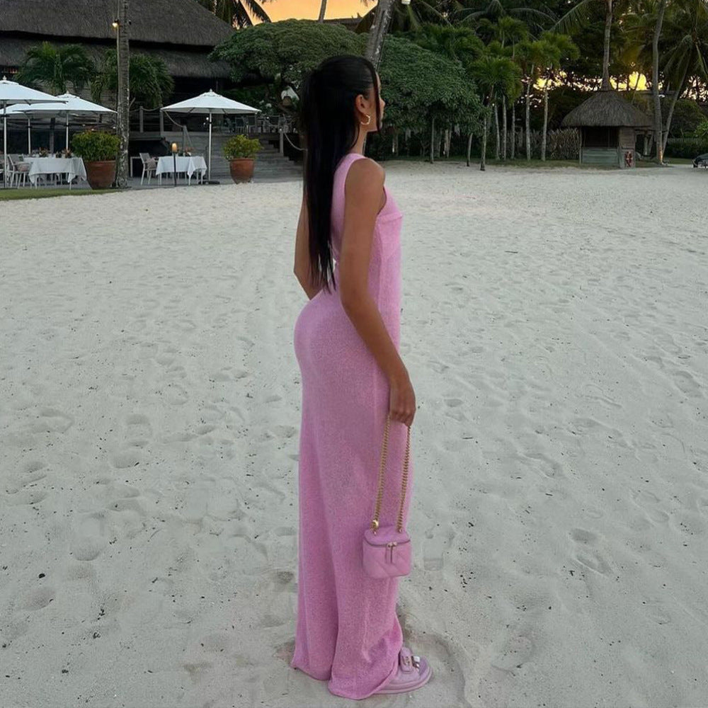 Wanderer Maxi Dress Pink