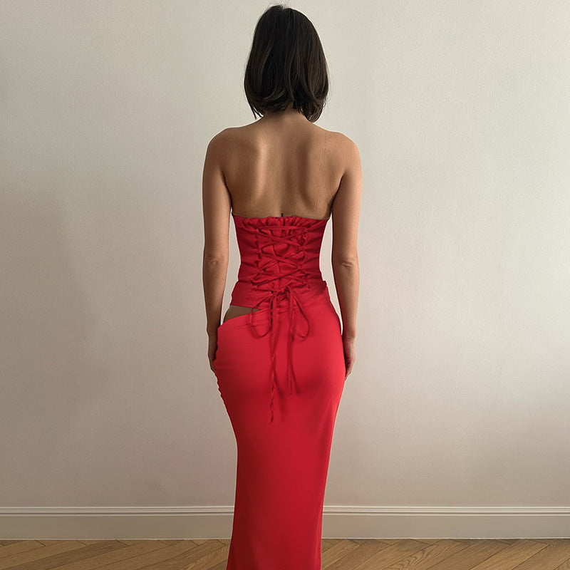 Tess Maxi Dress Red
