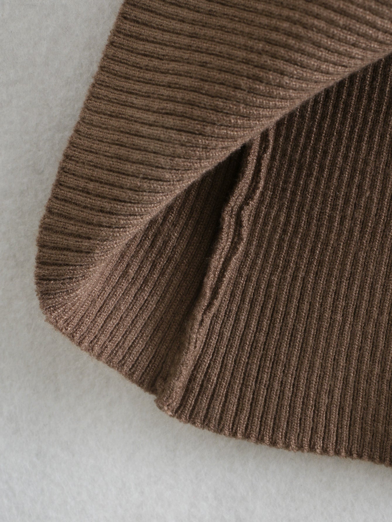 Caleb Ribbed Knit Midi Dress Caramel FINAL