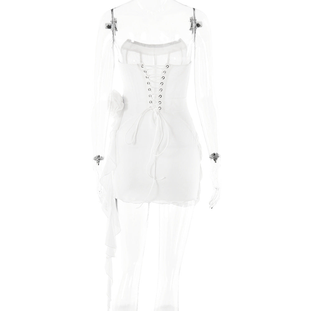 Lorene Mini Dress White