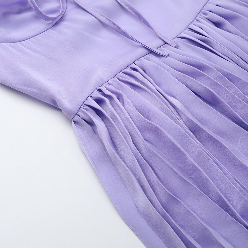 Wisteria Midi Dress Purple