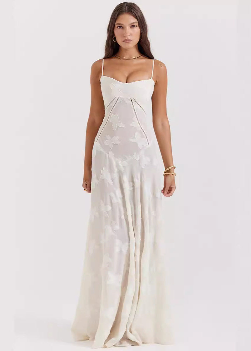 Celestine Spaghetti Strap Floral Maxi Dress