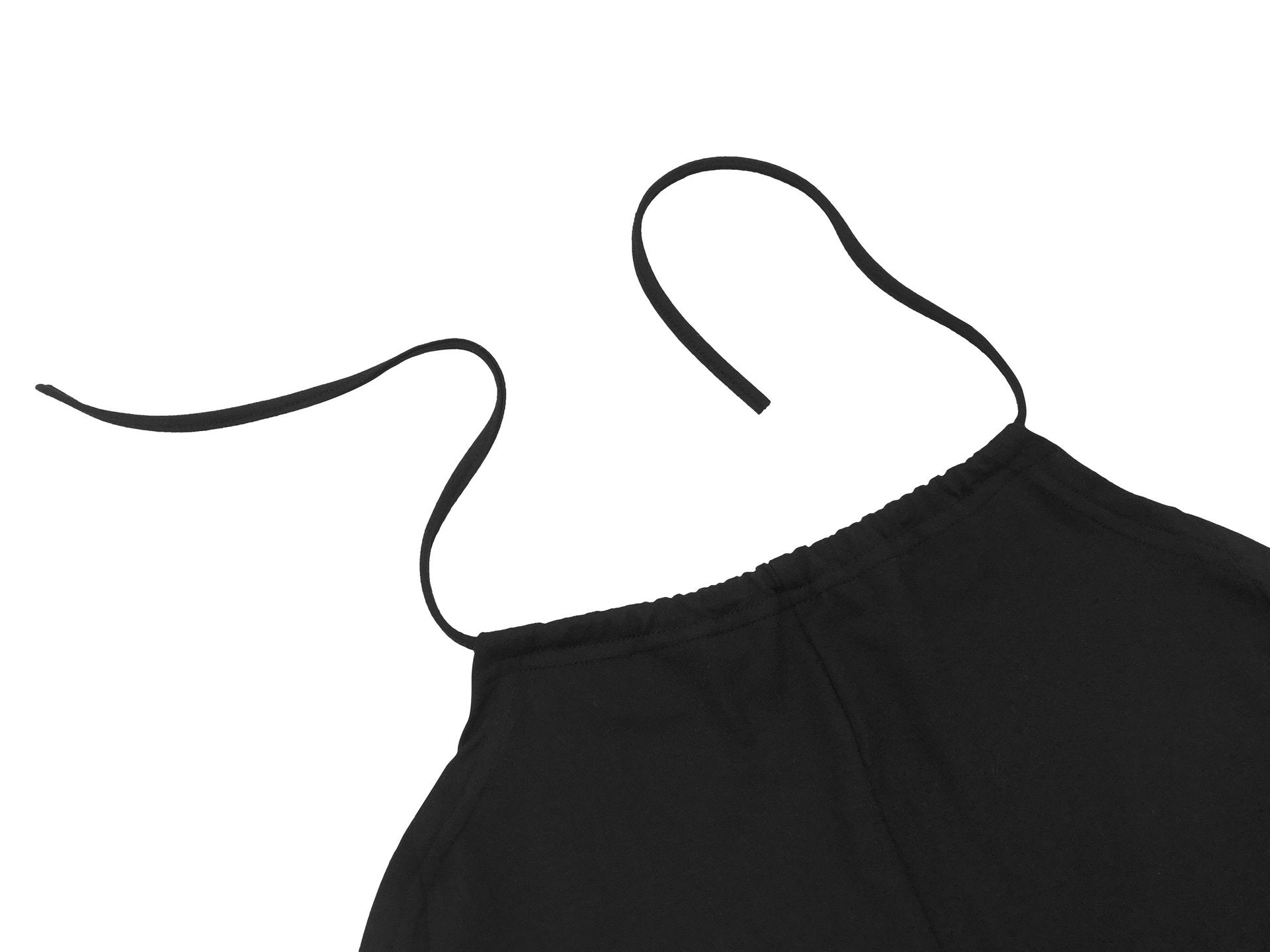 Darcy Distressed Halter Tunic Black Final