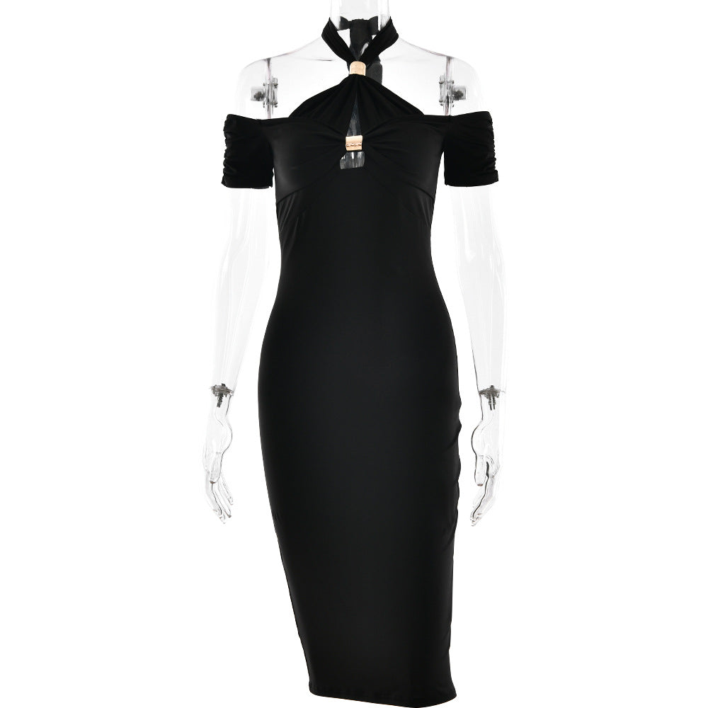 Mella Midi Dress Black