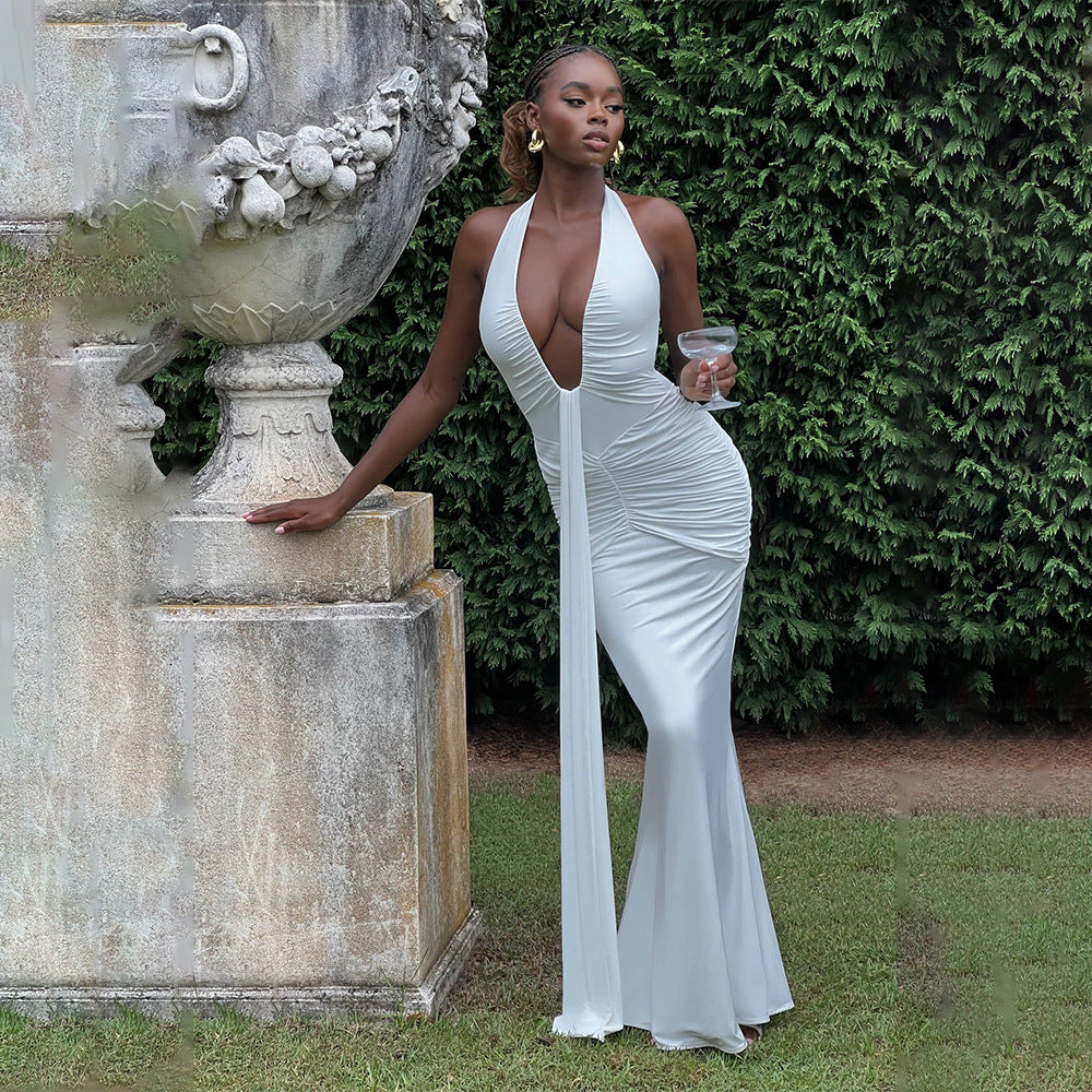 Aster Maxi Dress White