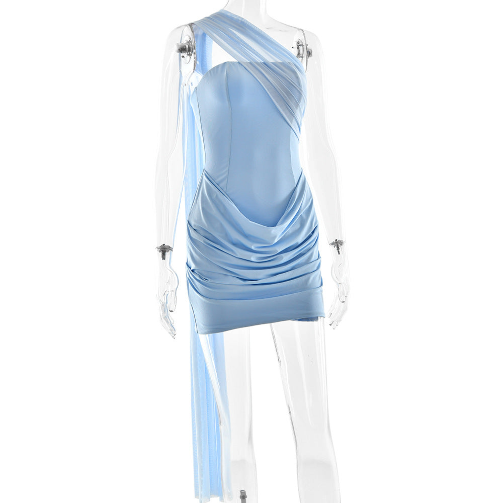 Wintour Mini Dress Blue