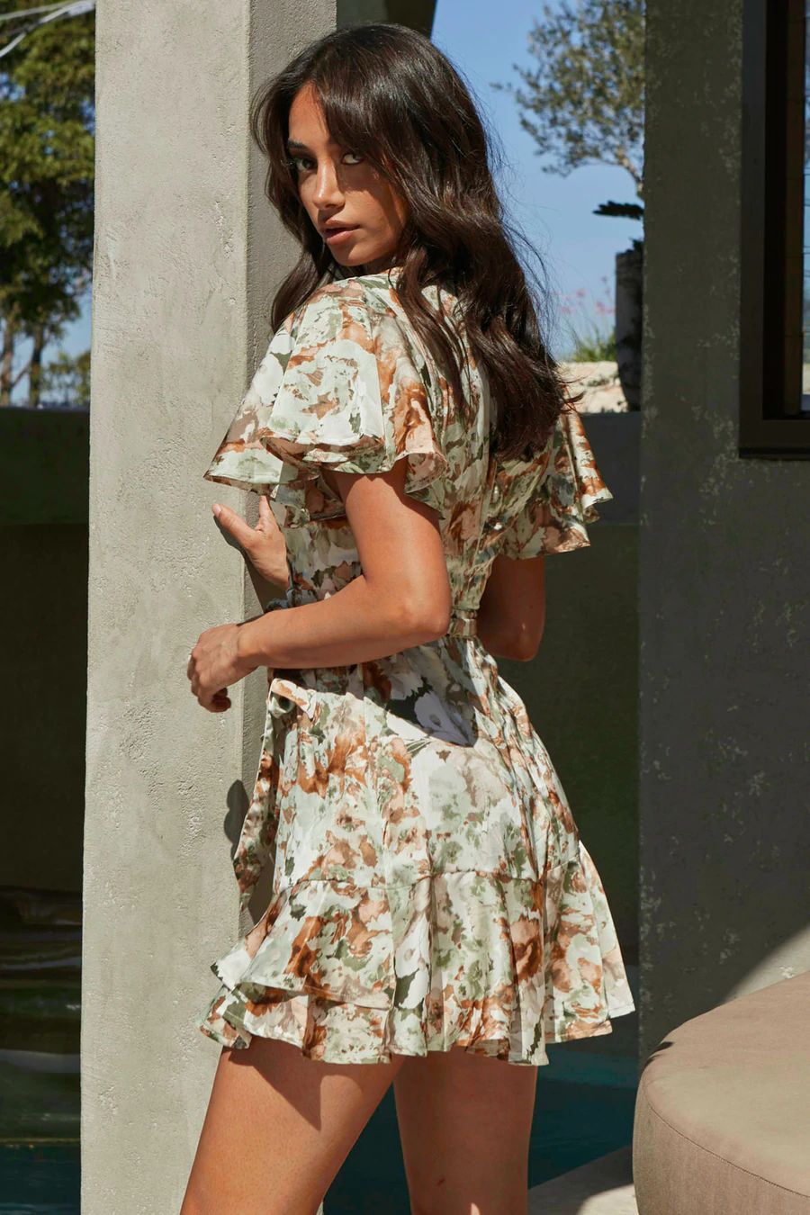But Better Floral Satin Wrap Dress FINAL