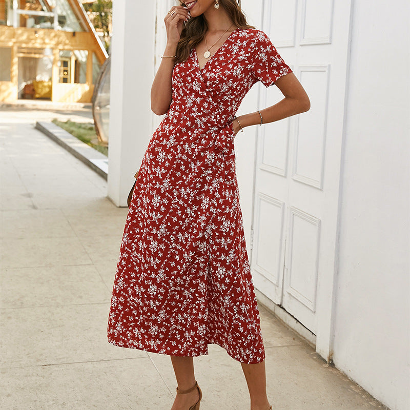 Briar Floral Ruffle Midi Dress FINAL