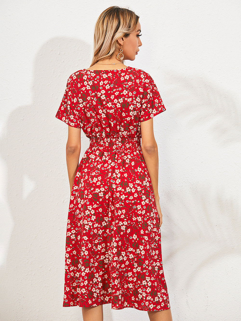 Theodora Floral Ruffle Mini Dress FINAL
