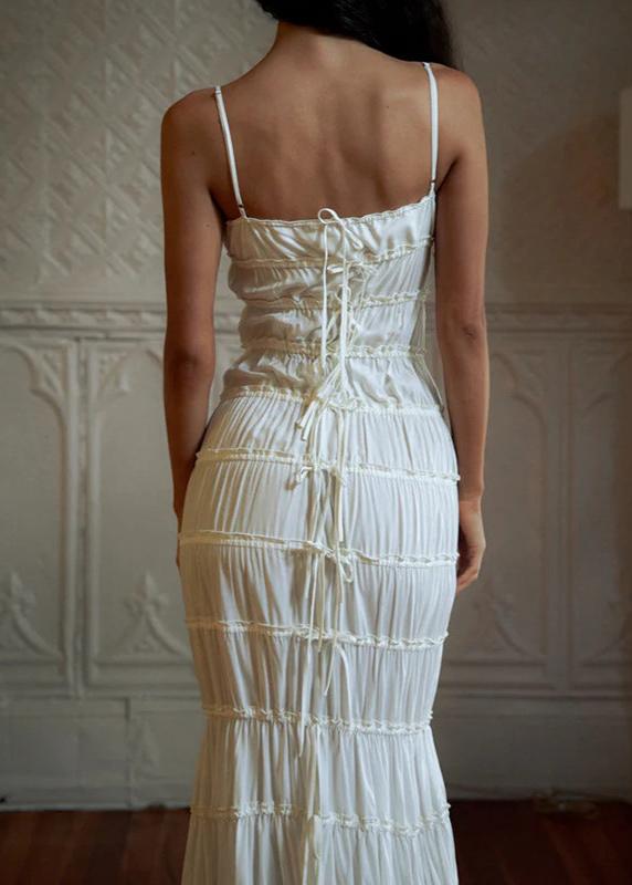 Siena TieRed Ruched Maxi Dress