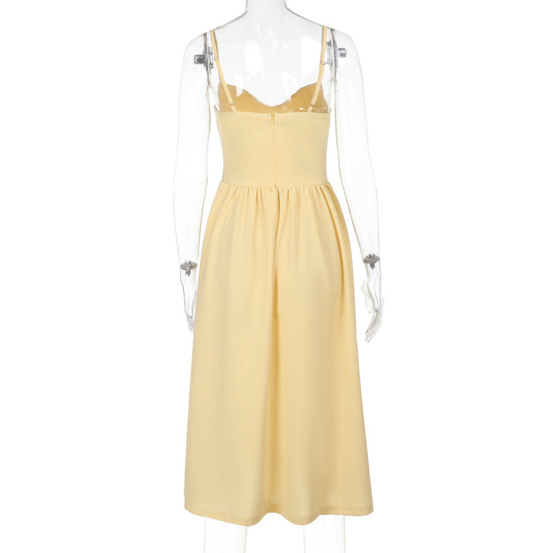 Sampson Midi Dress Yellow