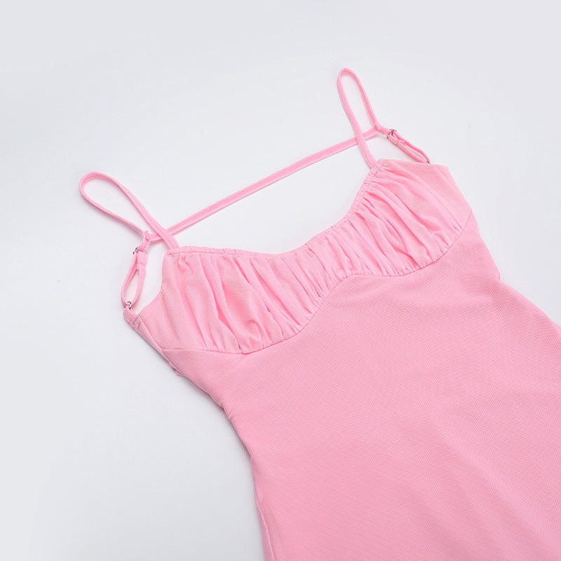 Cullen Midi Dress Pink