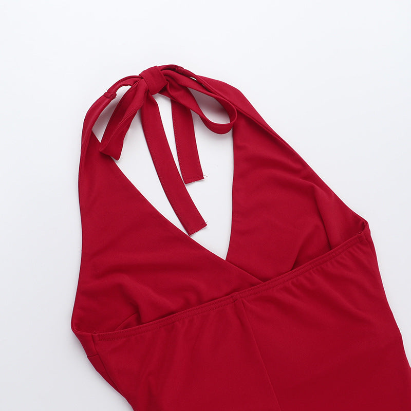 Ritter Slit Dress Red