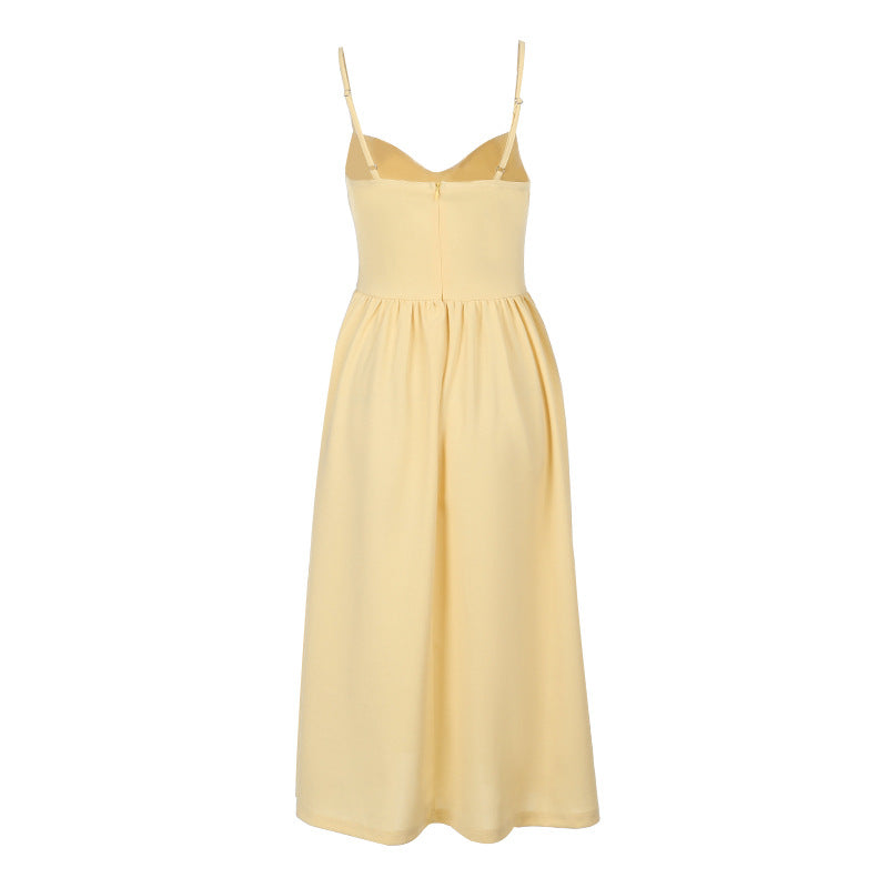 Sampson Midi Dress Yellow
