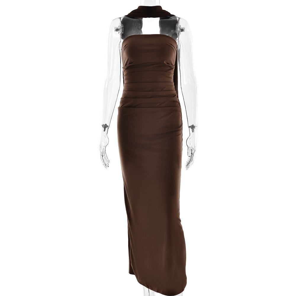 Amour Maxi Dress Brown