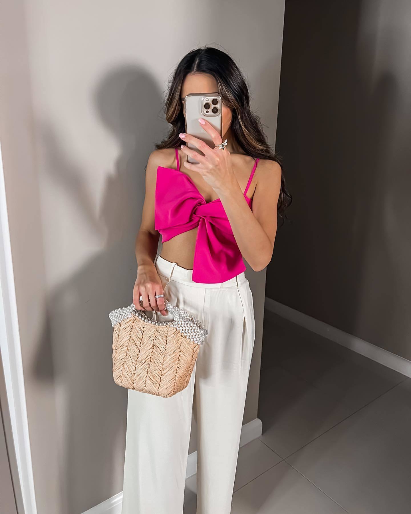 Chic Lady Crop Top Summer High Street Camis Tank Top Female Camisole