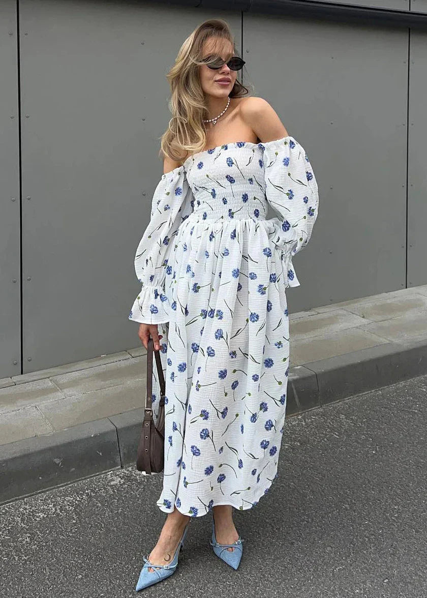 Amara | Elegant Floral Dress