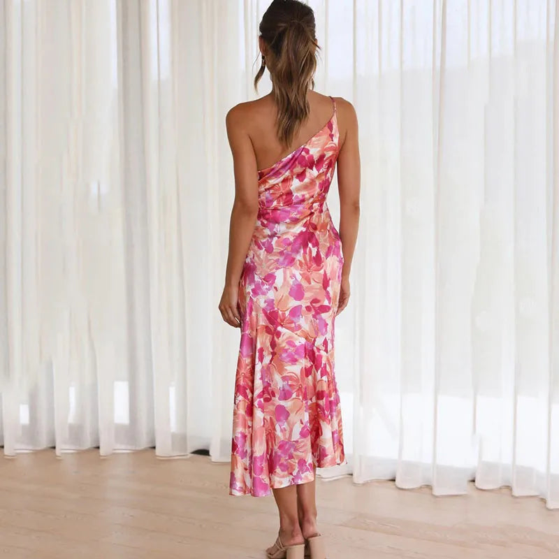 Isadora Elegante One Shoulder Dress
