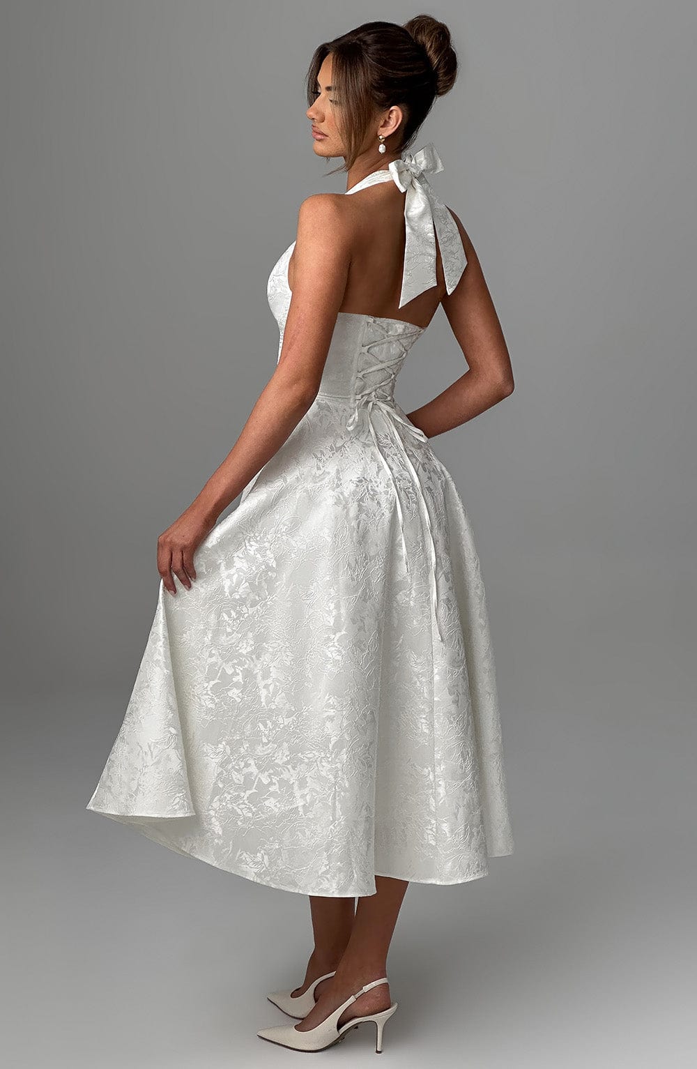 Iris | Elegant Midi Dress