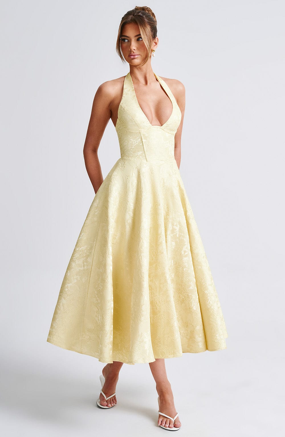 Iris | Elegant Midi Dress