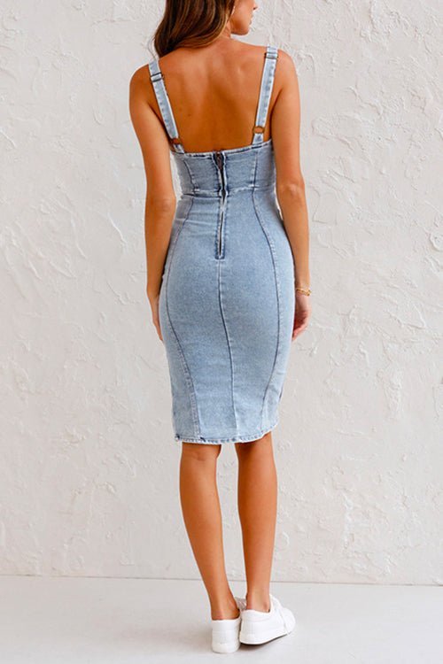 Evelia Denim Dress