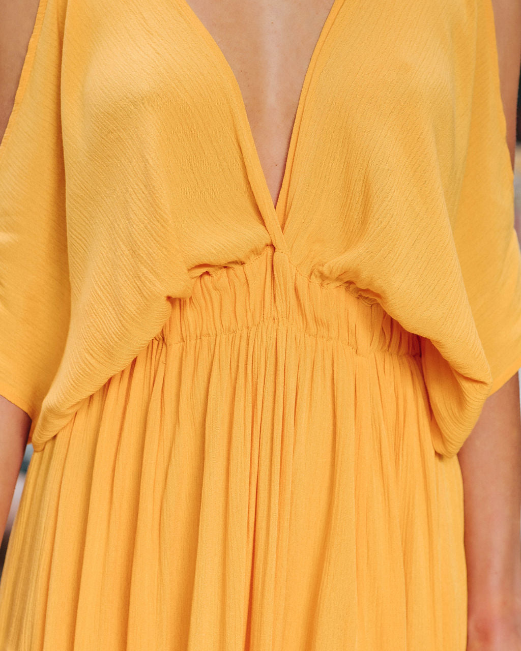 Korrine Cold Shoulder Maxi Dress Marigold