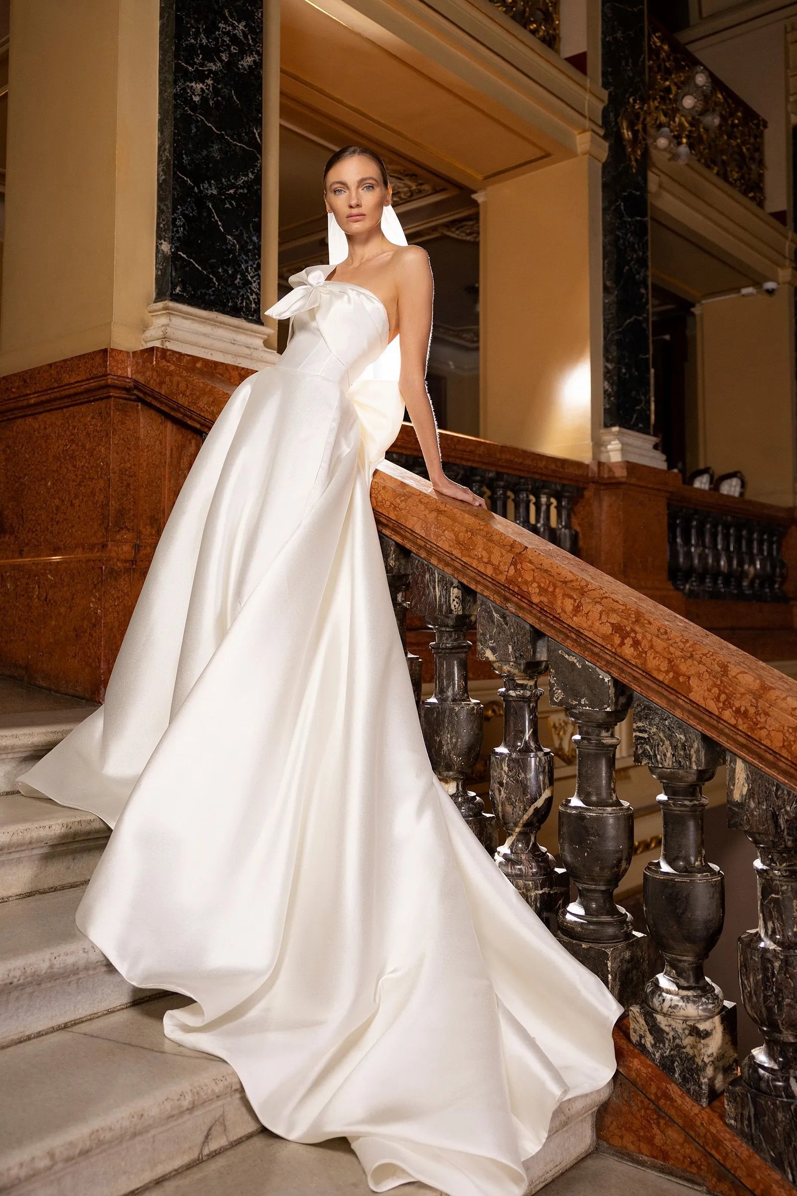 A-line Satin Elegant vestidos de novia Wedding Dress Sleeveless Wedding Gown