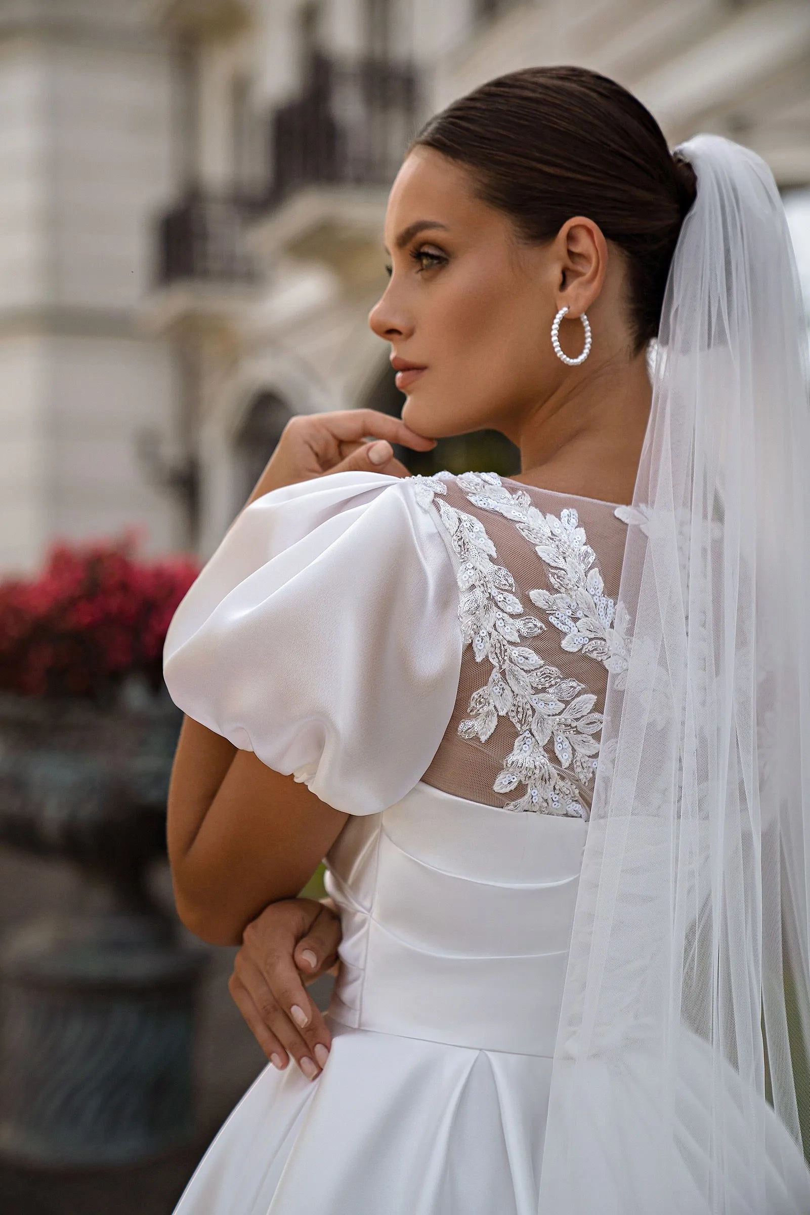Elegant Women Wedding Dresses Customized Plus Size Satin Bridal Gowns Fascinating A-Line Princess Vestidos De Novias