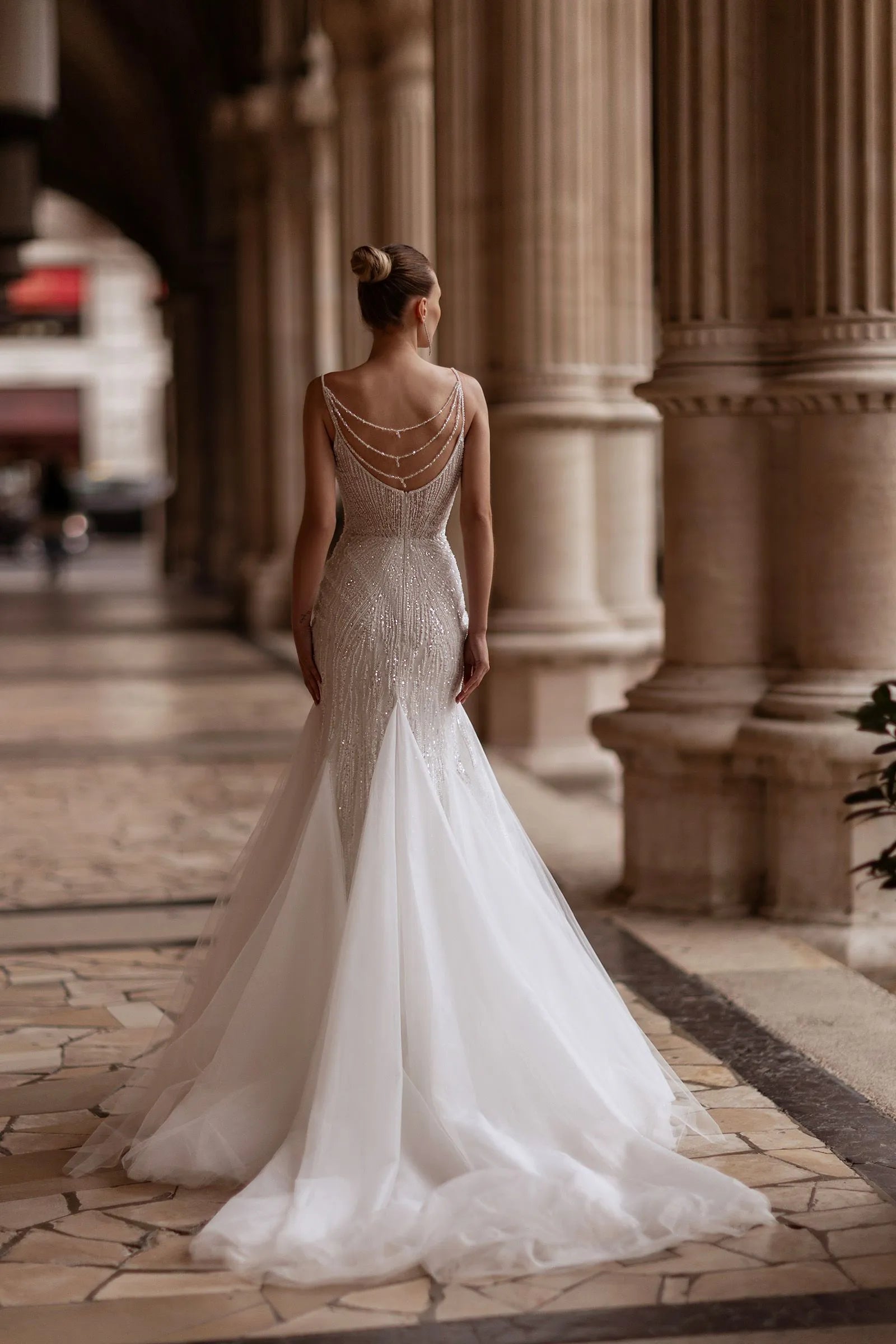 Luxury Mermaid Wedding Dress For Women Sexy Classy Sweetheart Zipper Wedding Gown