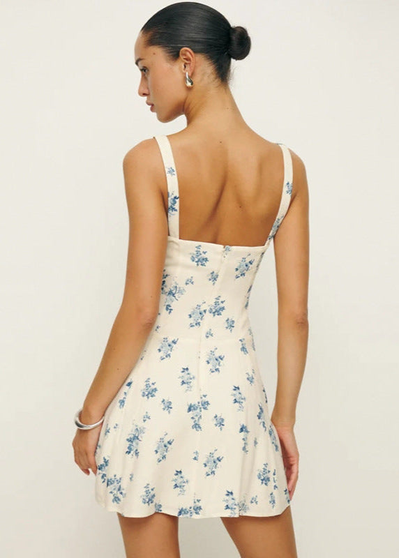 Elowen Floral Fit & Flare Mini Dress