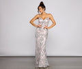 Cordelia Formal Sequin A-Line Dress Ins Street