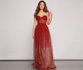 Cressida Formal Glitter A-Line Dress Ins Street