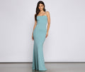 Claudette Formal Lace-Up Mermaid Dress Ins Street
