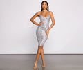 Shine On Sequin Midi Dress Ins Street