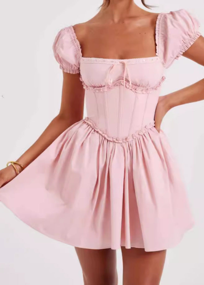 Am��lie Off Shoulder Corset Mini Dress
