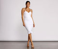 Curves Ahead Bandage Midi Dress Ins Street