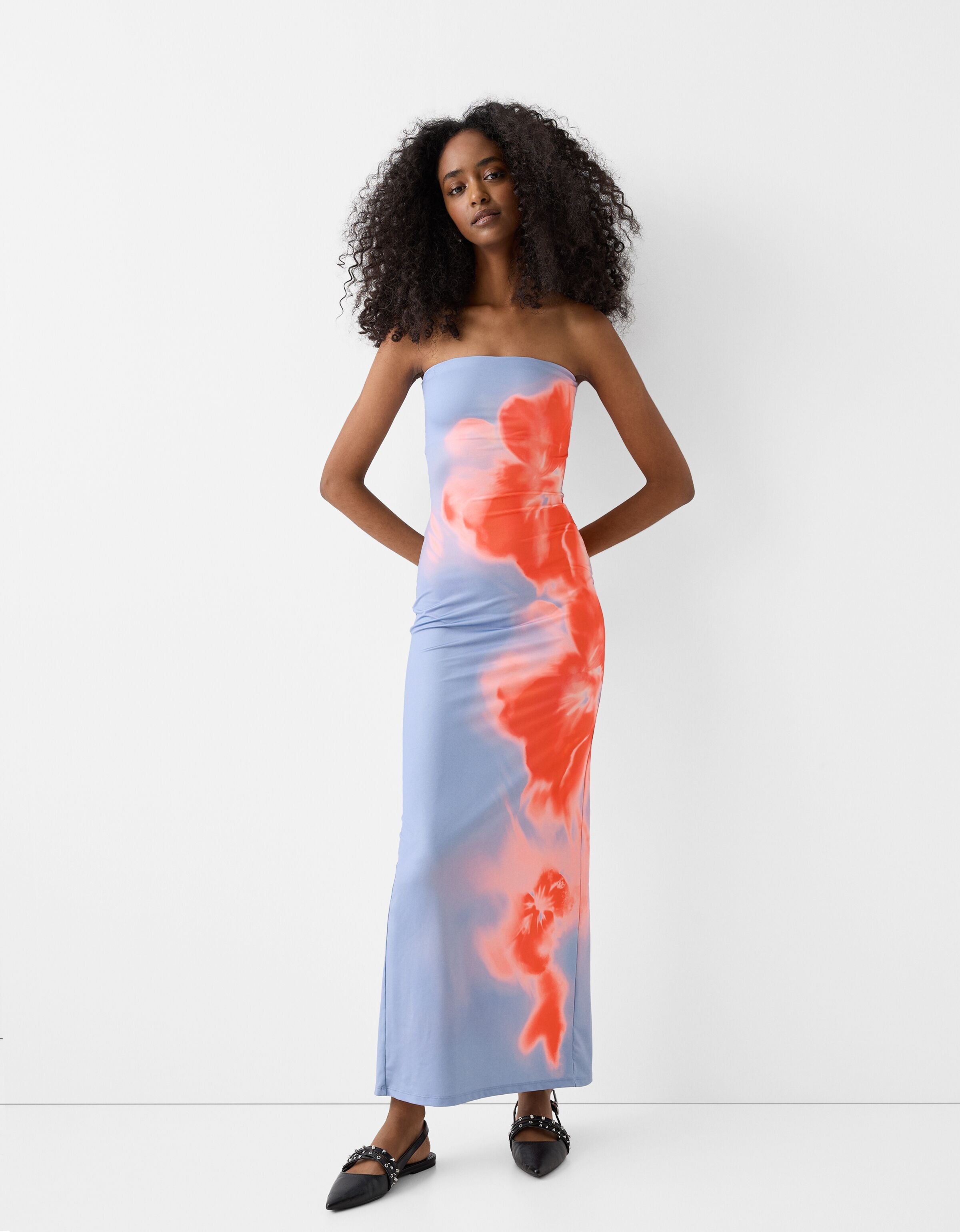 Elodie Bandeau Flower Dress