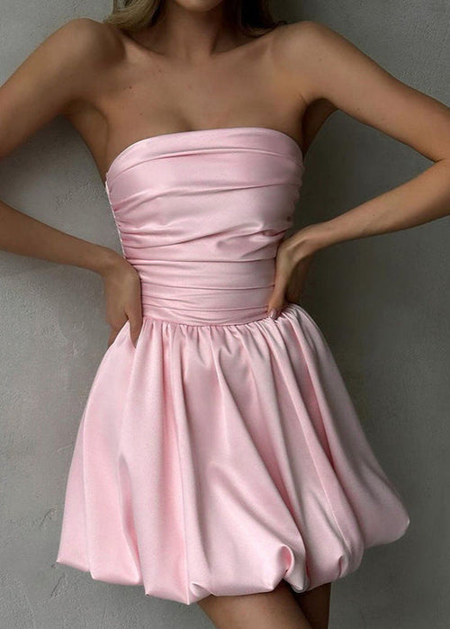 Celeste Strapless Bubble Mini Dress