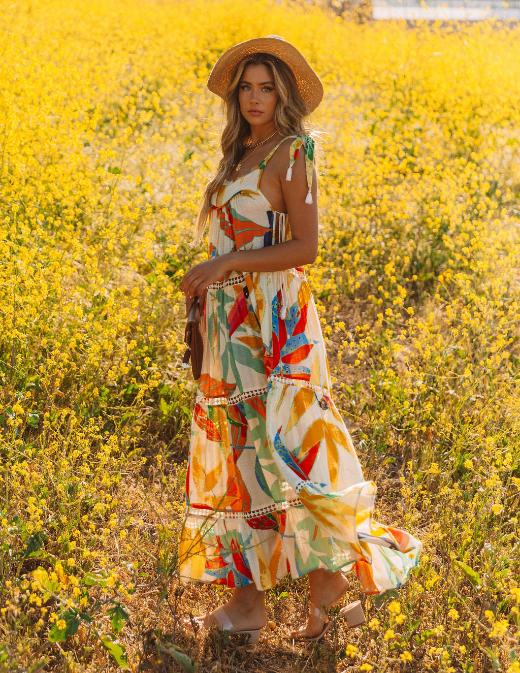 Baja California Crochet Tiered Maxi Dress FINAL